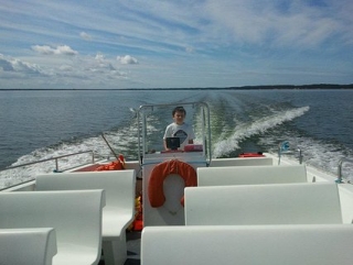 Paseo en barco por el lago de Hourtin 
